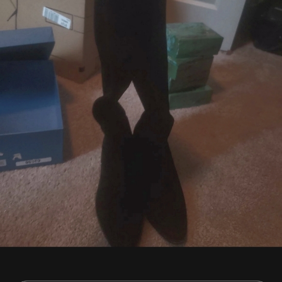 Paige over the knees sued boots - Picture 2 of 7